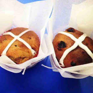Healthy Easter Hot Cross Muffins