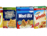 Cluster of Cereal Boxes